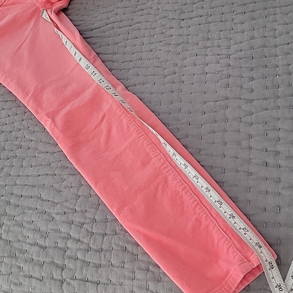 Old Navy Skinny Rock Star Cords in Beach Party Pink - Picture 9 of 10